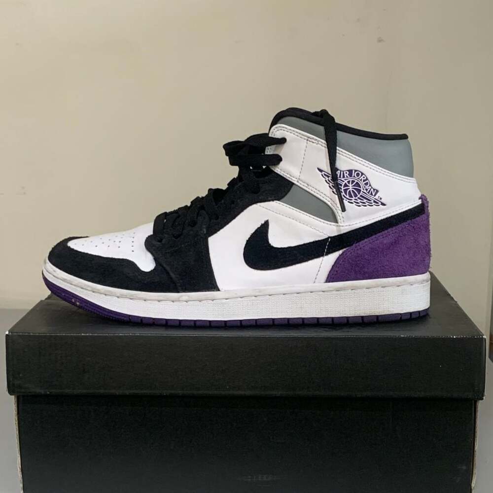 Air Jordan 1 Mid SE Varsity Purple